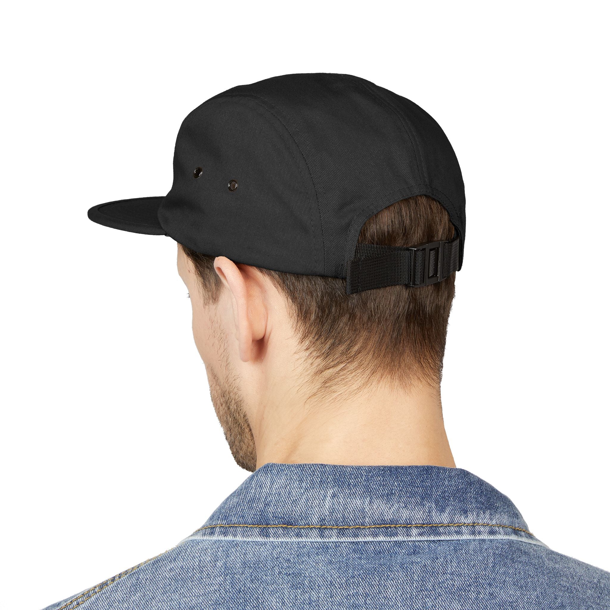 Embroidered 5-Panel Cap
