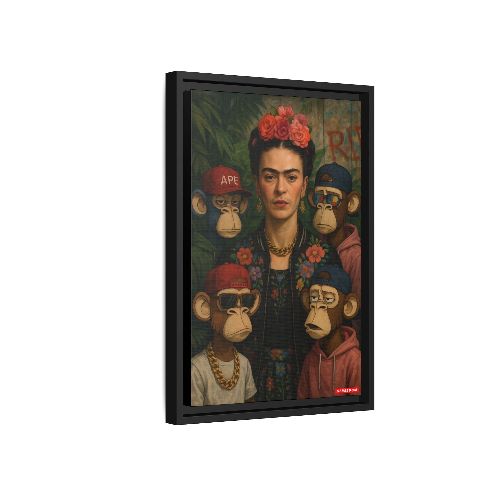 Self-Portrait with Monkey (Frida Kahlo x Bored Ape)