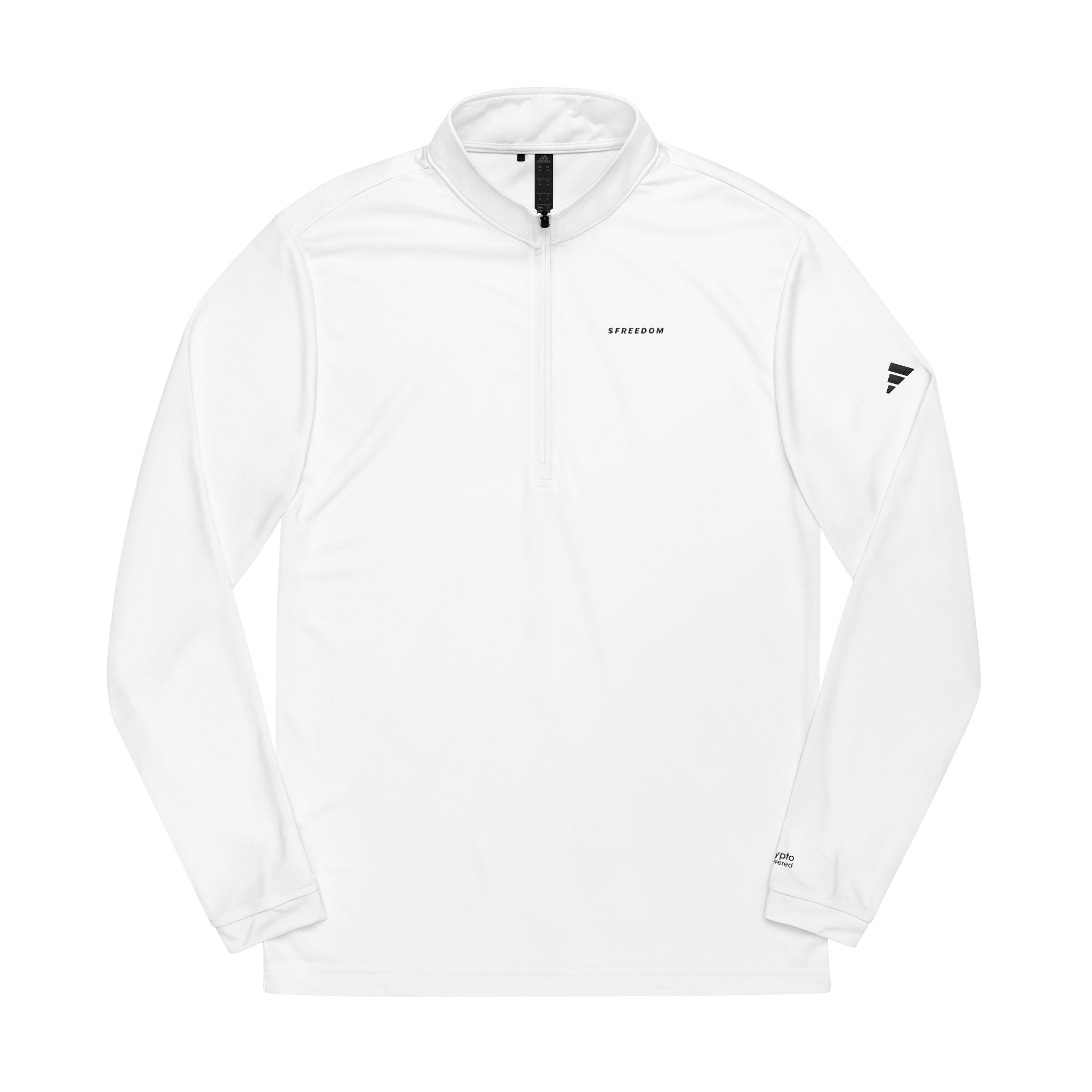 Embroidered - adidas® - Quarter-Zip Pullover