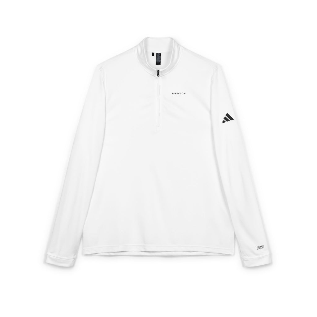 Embroidered - adidas® - Quarter-Zip Pullover