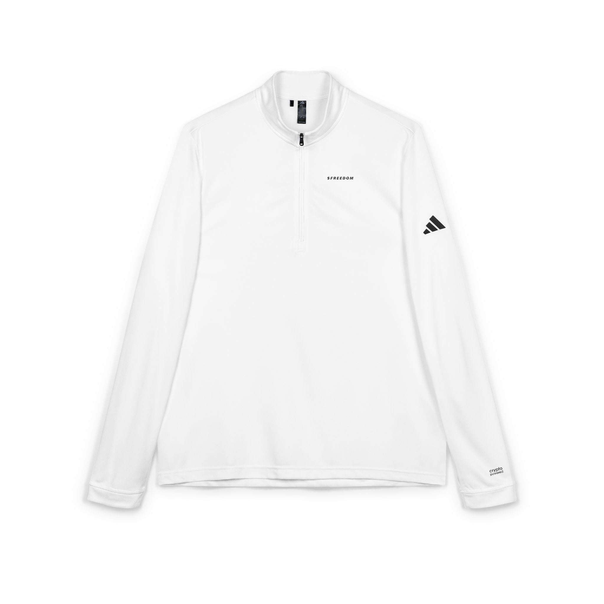 Embroidered - adidas® - Quarter-Zip Pullover