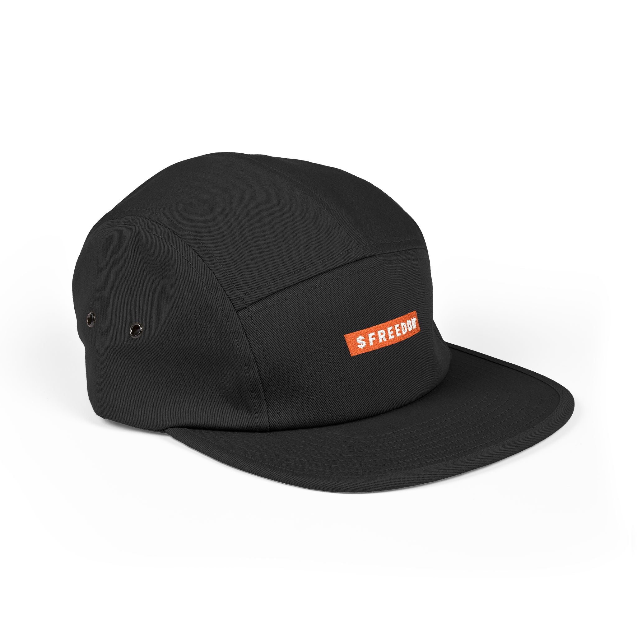 Embroidered 5-Panel Cap