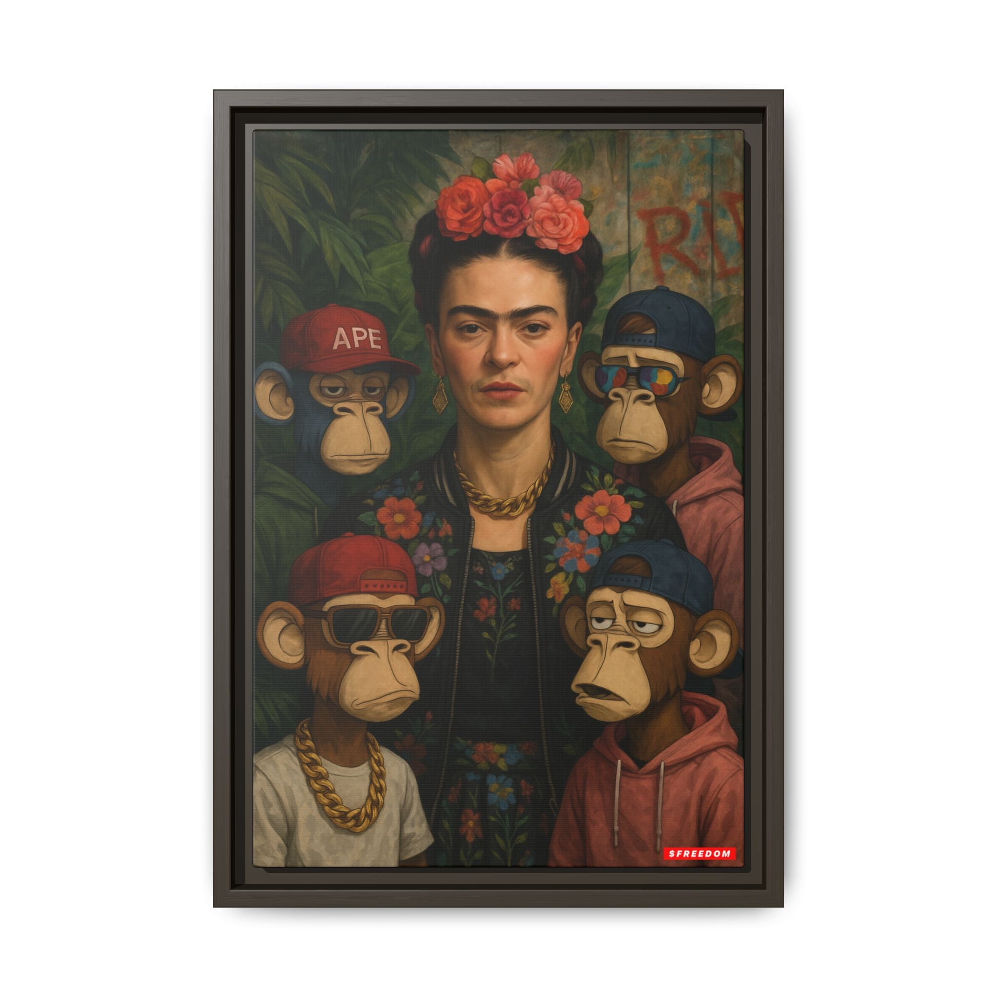 Self-Portrait with Monkey (Frida Kahlo x Bored Ape)